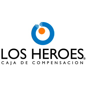 caja los heroes logo